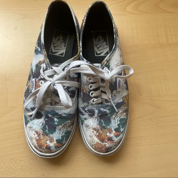 Vans - Earth Ozone & birds eye view themed size 6 - Picture 10 of 12